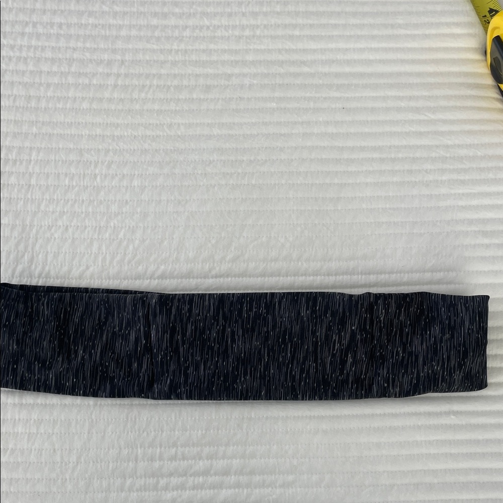 Black and Gray Patterned Bandi Belt